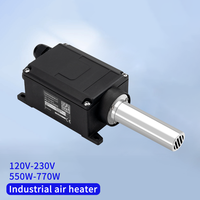 Chauffe-air industriel compact LHS 15 Classic Leisterr 120V 550W à température réglable pour intégration en petite machine