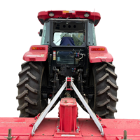 Traktor Pertanian Roda 4 YTO 200HP Tenaga Kuda Tinggi, Gearbox Penggerak Gigi, Tangki Bahan Bakar Kapasitas Besar, Mesin Pembalut Jerami, Peternakan