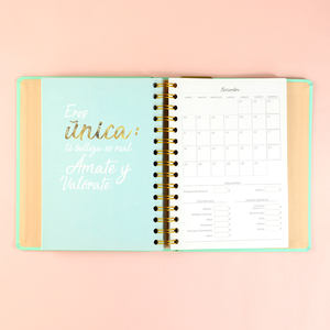 Impresión personalizada 2025 2026 planificador de tapa dura con pegatina diario autocuidado Oficina Académica lácteos <span class=keywords><strong>Agenda</strong></span> planificador - Product Image 3