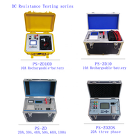 Testeur de résistance des enroulements de transformateur DC - Micro-ohmmètre portable avec décharge automatique, sans fil et imprimante