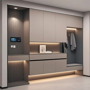 Mobili da <span class=keywords><strong>Cucina</strong></span> in Stile Americano Boyce, Integrazione <span class=keywords><strong>Cucina</strong></span>-Sala da Pranzo + Vetrina Espositiva - Product Image 6