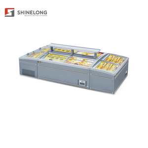 Siêu Thị Thương Mại Đôi Đảo Đông Lạnh Thịt Hiển Thị Tủ Lạnh Mở <span class=keywords><strong>Showcase</strong></span> - Product Image 4