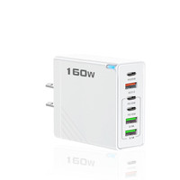 Cargador USB C PD de 160W 3C 3A, Adaptador de Corriente Tipo C, Estación de Carga USB Inteligente para Laptop, Teléfono, Tableta, Nuevo, Caja de Regalo Incluida