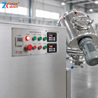 Machine à mélanger les poudres pour l'industrie alimentaire, chimique et énergétique avec hachoir haute vitesse et mélangeur à mouvement tridimensionnel