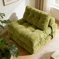 Canapé moderne de luxe, pouf compressé, couleur personnalisable, canapé-lit pliable, canapé modulaire pour salon, canapé sans structure
