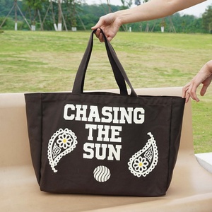 Eco-friendly Reusable Tote Canvas <b>Bags</b> with Custom Printed Logo - Product Image 2