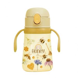 New 316 Stainless Steel Children Vacuum <b>Flask</b> With Handle Milk <b>Bottle</b> Baby Milk <b>Bottle</b> With Handle Kids Water <b>Bottle</b> - Product Image 1