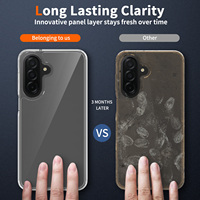 Coque transparente en PC pour téléphone portable Samsung, coque pour Galaxy A27, antichoc