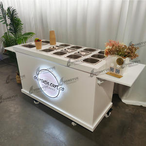 Gerobak Permen Mobile Custom dari Logam, Lipat, dengan Papan Tanda LED Akrilik - Product Image 2