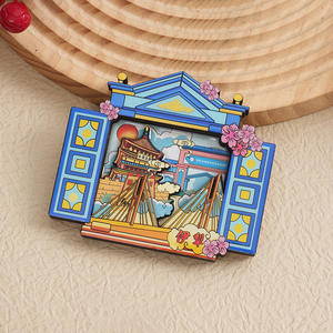 Artisanat en résine tridimensionnel de ville <span class=keywords><strong>japonaise</strong></span>, artisanat en métal, aimant écologique, souvenir touristique, autocollant pour réfrigérateur - Product Image 3