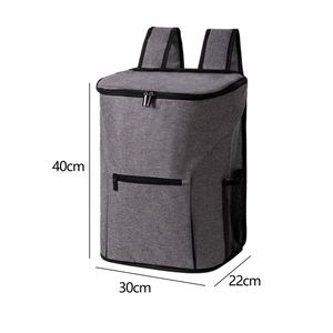 Thermal Insulated Cooler Bags Waterproof Backpack Zipper Cooler Lunch Beer Pouch for Outdoor Camping Beach Picnic Travel - Product Image 5