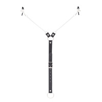 Nippelklemmen mit Penisring aus Edelstahl, lange Kette, Hoden-Bondage, Nippelstimulator, erotisches BDSM-Sexspielzeug für Männer und Paare