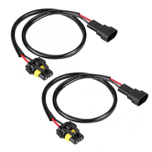 Kabel Adaptor Lampu LED 2-Pin Tahan Air 18AWG 12V Plug-and-Play IP67 untuk Lampu Kabut Mobil DRL - Product Image 4