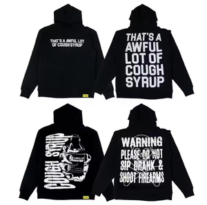 <span class=keywords><strong>Sudadera</strong></span> con Capucha Casual de Algodón 100% de Alta Calidad con Diseño de Bolsillo para Hombre, Color Negro, para Invierno - Product Image 2