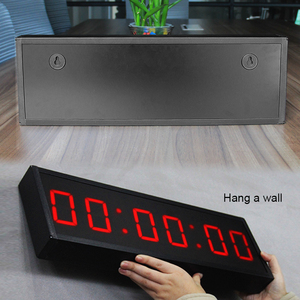 CHEETIE CP0207 Chitai LED 6 dígitos 3 pulgadas rojo enchufe en batería cronómetro multifunción Reloj de pared Digital - Product Image 5