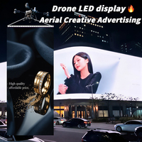 Écran LED Bestar monté sur drone, haute luminosité, IP65, angle de vision à 360°, lisible en plein soleil pour événements promotionnels extérieurs, marque
