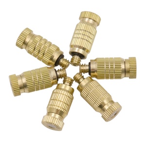 Outdoor Cooling System Landscaping Greenhouse High Pressure Brass Misting Nozzles Spray Atomizing Nozzle - Product Image 1