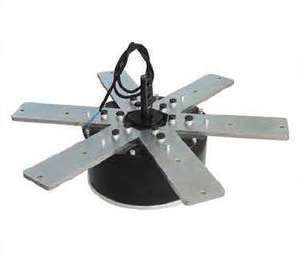 3.08m/10ft HVLS endüstriyel tavan fanı 220V PMSM Motor 800W <40 gürültü Optimal havalandırma tren istasyonu depo fabrika - Product Image 2