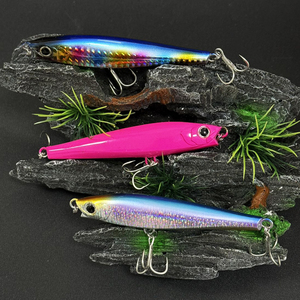 Leurre de pêche coulant lourd 40g 95mm pour lancer longue distance, appât artificiel pour bar, <span class=keywords><strong>truite</strong></span> et pêche en eau salée, accessoires de pêche - Product Image 4