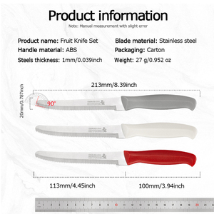 Cuchillo de Cocina Profesional Ergonómico con Mango de PP y TPR, Acero Inoxidable con Alto Contenido de Carbono, Forjado en Fábrica, Colores Personalizables OEM, DIY - Product Image 6
