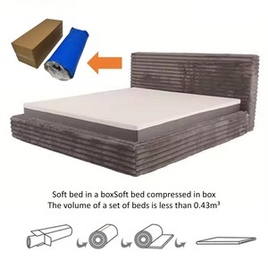 Portable Compress <strong>Bed</strong> for Space Saving, Foldable <strong>Guest</strong> <strong>Bed</strong> with Storage Bag, Easy to Assemble, Ideal for Home &amp; Camping - Product Image 6