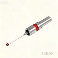 Sonde de détection de bord 3D TEBAK EMP25 universelle avec embouts longs et courts pour machine CNC