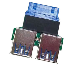 Vente en gros d'accessoires et de pièces informatiques en ligne Adaptateur femelle à 2 ports femelle USB 3.0 20 broches - Product Image 3