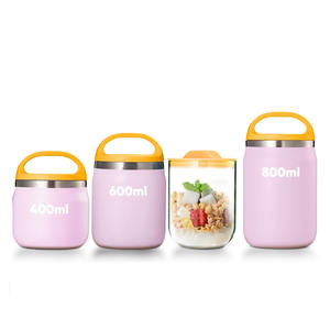 Contenitore Thermos per alimenti con doppio isolamento in acciaio inossidabile grossista scatola per il pranzo caldo contenitore per alimenti barattolo <span class=keywords><strong>sottovuoto</strong></span> caldo freddo - Product Image 5