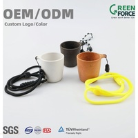 Mug à café biodégradable avec logo personnalisé pour cadeau et festival - Tasse à thé réutilisable écologique pour restaurant familial