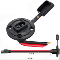 LanLin Langlebiger Kunststoff 12AWG Sicherungskasten 3-Meter-Batterie-Serienkabel Verbindungskabel Modifikationskabel Stromkabel 1 Jahr Garantie