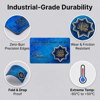 Carte PVC vierge personnalisable, matériau d'impression lisse et durable, carte PVC pour les programmes de cartes de membre et de cartes-cadeaux, utilisation quotidienne