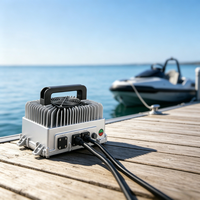 Chargeur intelligent LNLEE 72V 30A pour bateau électrique – Gestion énergétique fiable et concentrateur de puissance marine pour une récupération rapide de l'énergie