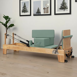 Reformer Pilates in Legno di Quercia Durevole <span class=keywords><strong>DEREN</strong></span> H88, Attrezzatura Ecologica per Palestre e Studi di YOGA e Pilates Commerciali - Product Image 3