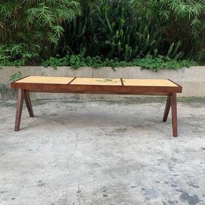 <span class=keywords><strong>Banc</strong></span> <span class=keywords><strong>de</strong></span> <span class=keywords><strong>bout</strong></span> <span class=keywords><strong>de</strong></span> <span class=keywords><strong>lit</strong></span> élégant en <span class=keywords><strong>rotin</strong></span> naturel pour cheminée - Product Image 3