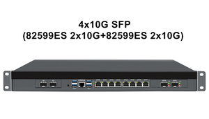 ไฟร์วอลล์แบบติดตั้งบนแร็ค Topton 1U มินิพีซี Xeon E5-2699V4 2695V4 C612 X99 4*/2*10G SFP 8*2.5G LAN 2*NVMe 2*SATA เซิร์ฟเวอร์โฮสต์ NAS 1U-8L - Product Image 3