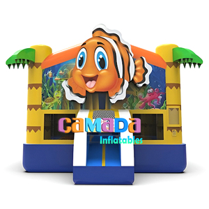 Trampolín inflable castillo hinchable <span class=keywords><strong>con</strong></span> forma <span class=keywords><strong>de</strong></span> animal personalizado combinación <span class=keywords><strong>de</strong></span> piscina forma <span class=keywords><strong>de</strong></span> León - Product Image 6