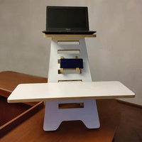Escritorio Plegable Portátil Ajustable 2021, Superventas, con Logotipo Personalizado para Dormitorio o Escuela, Diseño Minimalista en Madera Contrachapada