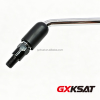 Espejos Retrovisores Universales Redondos de 10 mm para Motocicleta GXKSAT, Repuesto para KWSK KLR650 KLX250, Motocicleta Deportiva Doble Propósito