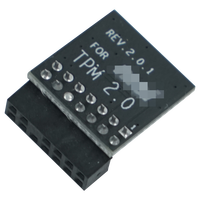 Carte mère avec puce TPM 2.0 pour pièces de jeu de bureau Module sécurisé Compatible X99 Stock disponible