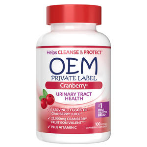 Suplemento de Arándanos para la Salud del Tracto Urinario, Cápsulas de Arándanos, Vitamina en Cápsulas, Infección Urinaria, Extracto Concentrado de Arándanos, Personalizado - Product Image 1
