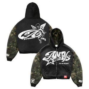Sudaderas con Capucha Modernas para Hombre al por Mayor, Sudadera con Capucha Personalizada de Moda Urbana, Material Suave, Ajuste Cómodo, Sudaderas con Cierre para Hombre - Product Image 1