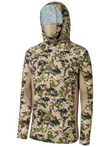 Sudadera con Capucha para Hombre, Manga Larga, para Pesca, Deportiva, Transpirable, de Secado Rápido, UPF50, con Serigrafía, Venta al Por Mayor OEM - Product Image 2