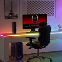 Ruban LED néon RGBIC pour bureau, 480 LED, 5 m, WiFi, synchronisation musicale intelligente, contrôle par application, étanche IP67, silicone flexible, pour jeux