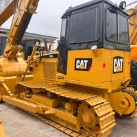 En stock, mini-bulldozer CAT D5K d'origine, bon état, petit bulldozer sur chenilles Caterpillar, prix de vente bas