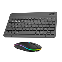 COUSO sıcak satış Mini Bluetooth klavye ve fare Combo Ultra ince bilgisayar makas Teclado PC dizüstü kablosuz klavye ve fare
