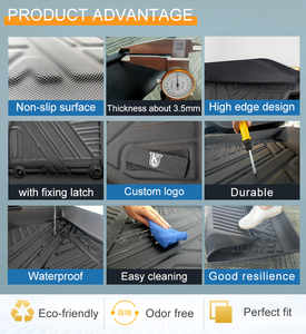 <span class=keywords><strong>Tapis</strong></span> de sol en TPE lavable facile à nettoyer, <span class=keywords><strong>tapis</strong></span> de voiture pour mercedes-benz GLC 2020-2022 - Product Image 6