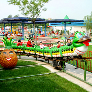 Atracciones de feria de diversiones de Carnaval: Montaña Rusa de Acero 'Fruit Worm' para interior/exterior en venta - Product Image 1