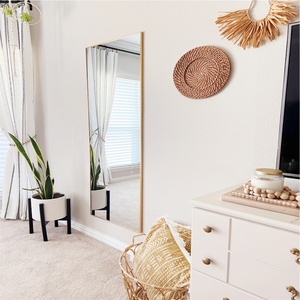 Home Decorative Full Length Long <b>Standing</b> Mirror Antioxidative Big Wall Mirror Ultra Clear Long Mirror - Product Image 5