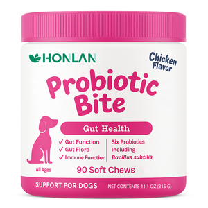 Probiotiques à croquer pour animaux de compagnie : Compléments de santé OEM pour chiens et chats, biotiques contre la diarrhée, soins de santé pour animaux - Product Image 1