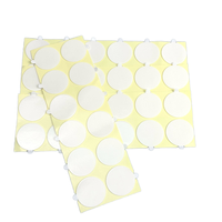 Autocollants adhésifs pour mèches de bougies, en acrylique double face blanc, résistants à la chaleur, 1 mm, sensibles à la pression